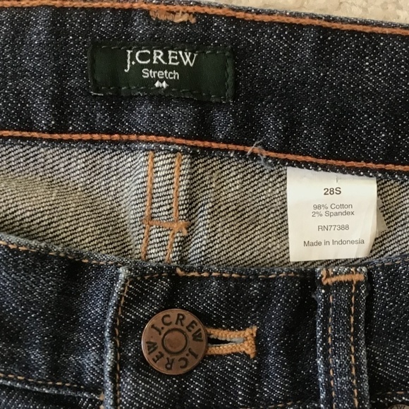 J Crew bootcut stretch blue jeans size 28S - Picture 8 of 8